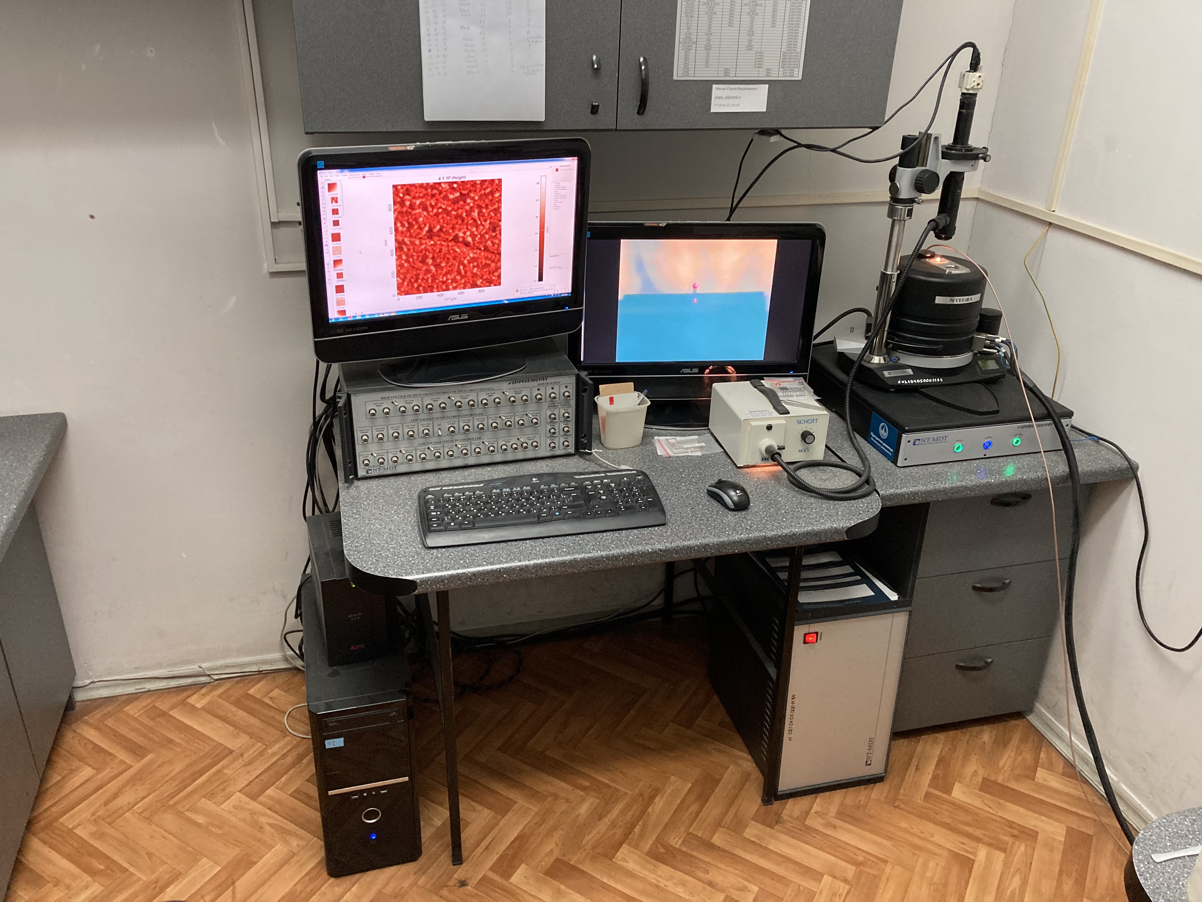 Исследовательский комплекс на базе сканирующего зондового микроскопа с возможностью сканирования в жидкости